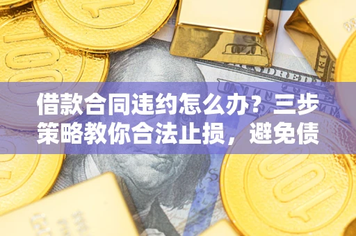 济南借款合同违约怎么办？三步策略教你合法止损，避免债务危机升级