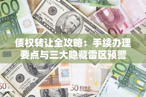 济南债权转让全攻略：手续办理要点与三大隐藏雷区预警