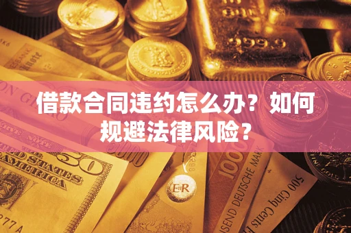 济南借款合同违约怎么办？如何规避法律风险？